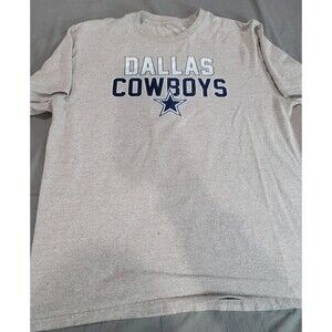 NFL Dallas Cowboys NFL T-Shirt Men’s 2XL Gray Short Sleeve Football Tee